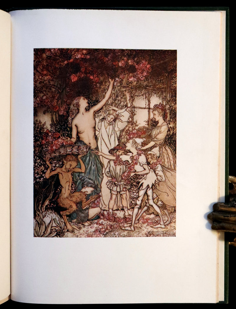 1918 Rare First Edition - The Springtide of Life by Algernon Swinburne illustrated by Arthur Rackham.