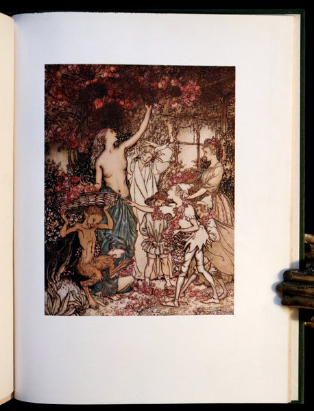 1918 Rare First Edition - The Springtide of Life by Algernon Swinburne illustrated by Arthur Rackham.