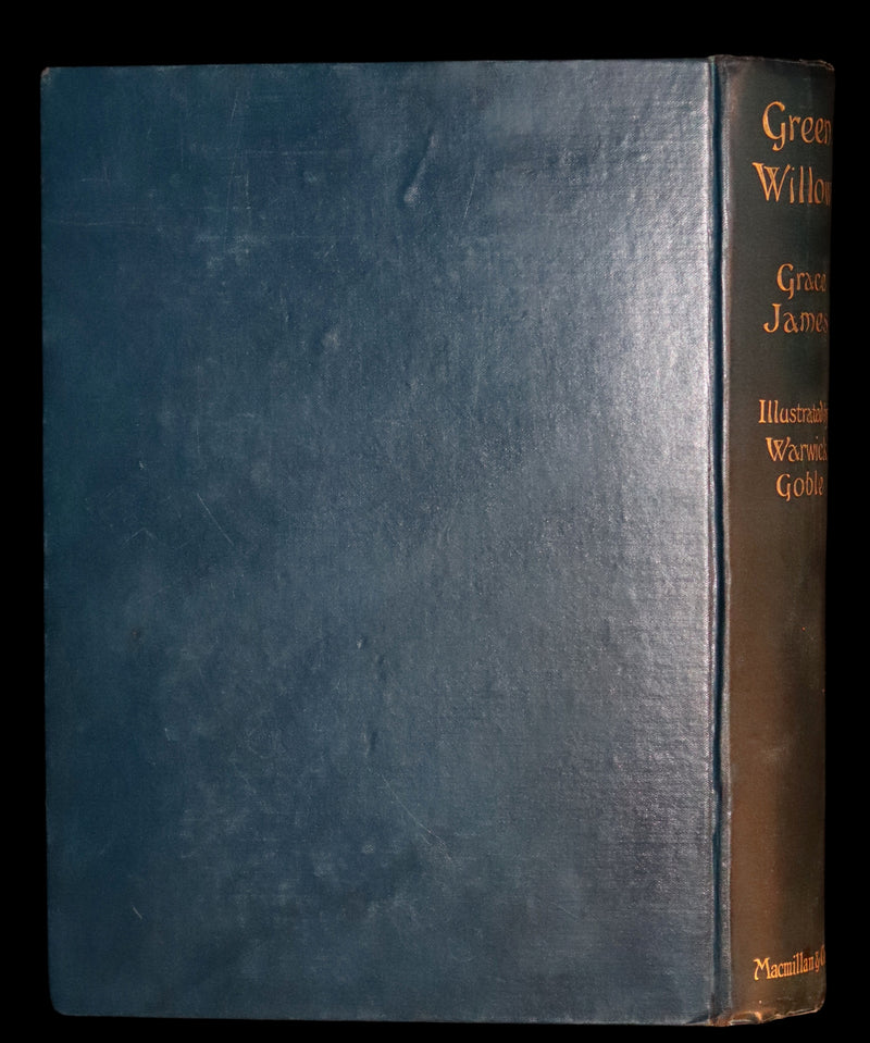 1910 Rare First Edition - Green Willow and Other Japanese Fairy Tales Illustrated by Warwick Goble.
