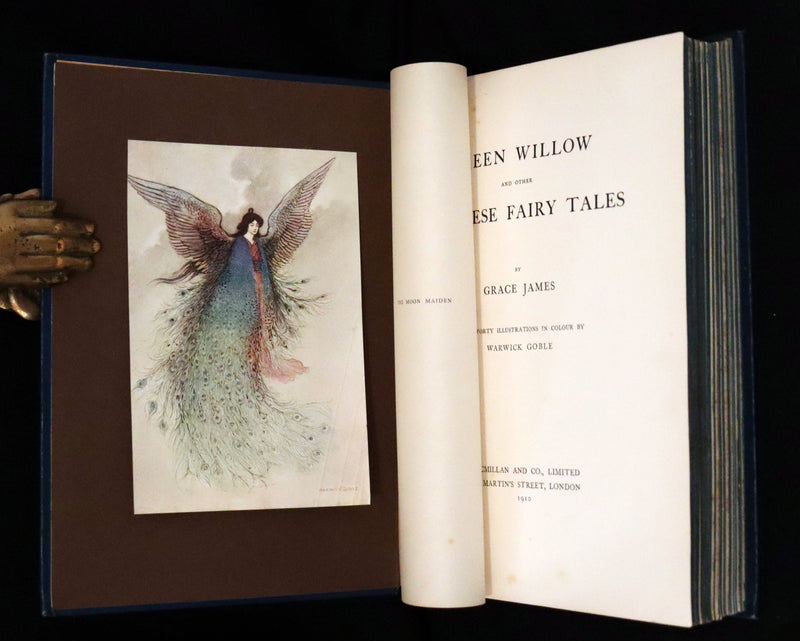 1910 Rare First Edition - Green Willow and Other Japanese Fairy Tales Illustrated by Warwick Goble.