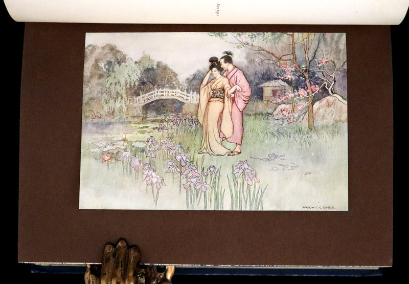 1910 Rare First Edition - Green Willow and Other Japanese Fairy Tales Illustrated by Warwick Goble.