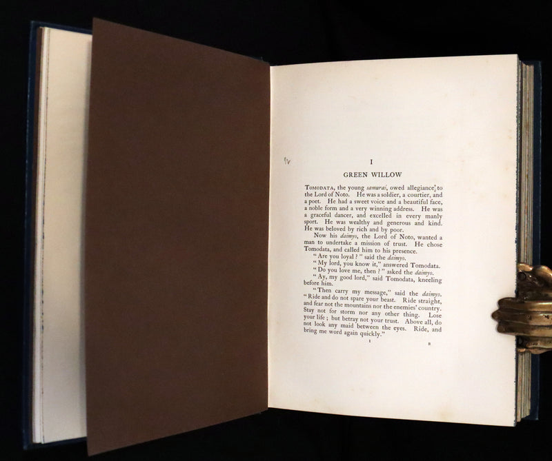 1910 Rare First Edition - Green Willow and Other Japanese Fairy Tales Illustrated by Warwick Goble.