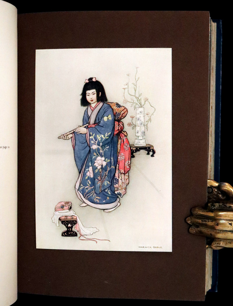 1910 Rare First Edition - Green Willow and Other Japanese Fairy Tales Illustrated by Warwick Goble.