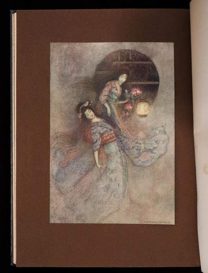1910 Rare First Edition - Green Willow and Other Japanese Fairy Tales Illustrated by Warwick Goble.