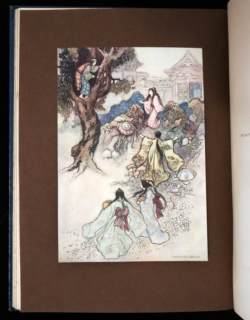 1910 Rare First Edition - Green Willow and Other Japanese Fairy Tales Illustrated by Warwick Goble.