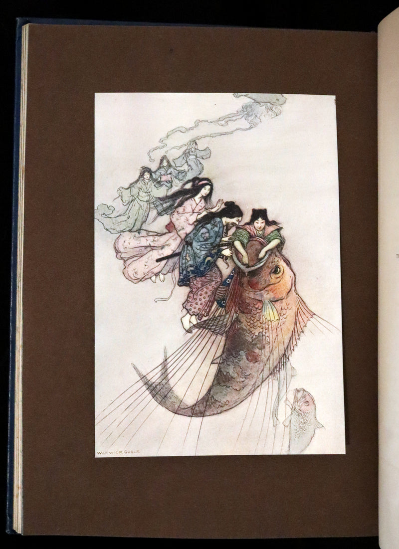 1910 Rare First Edition - Green Willow and Other Japanese Fairy Tales Illustrated by Warwick Goble.