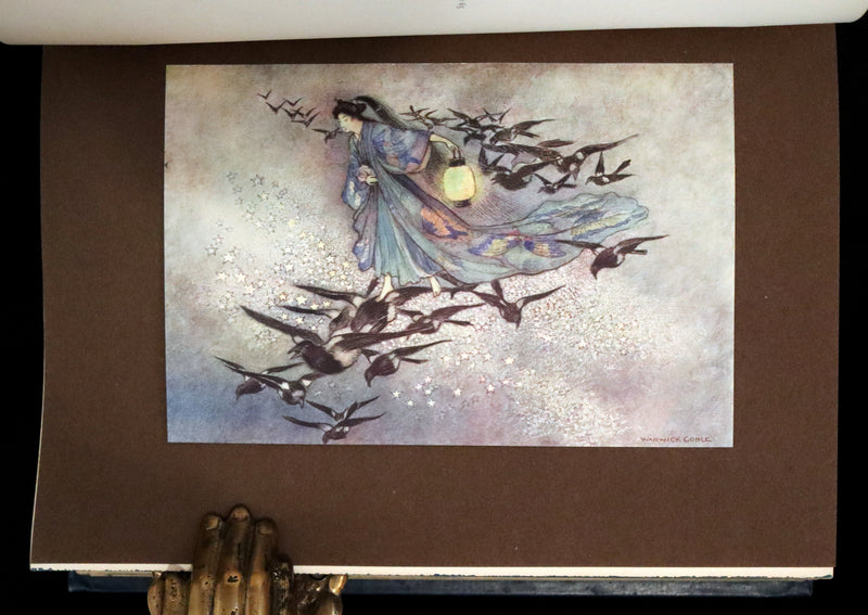 1910 Rare First Edition - Green Willow and Other Japanese Fairy Tales Illustrated by Warwick Goble.