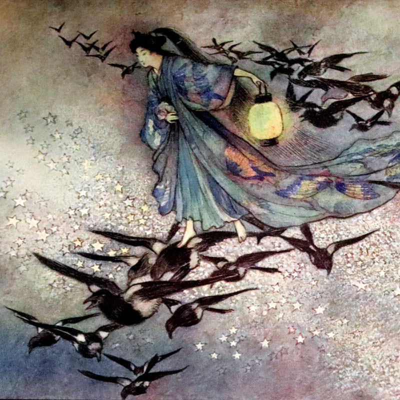 1910 Rare First Edition - Green Willow and Other Japanese Fairy Tales Illustrated by Warwick Goble.