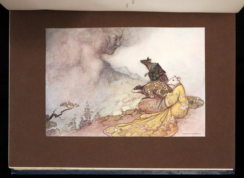 1910 Rare First Edition - Green Willow and Other Japanese Fairy Tales Illustrated by Warwick Goble.