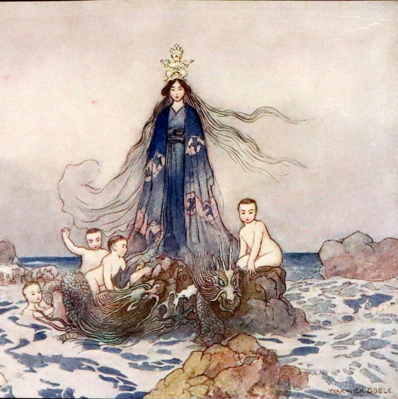 1910 Rare First Edition - Green Willow and Other Japanese Fairy Tales Illustrated by Warwick Goble.