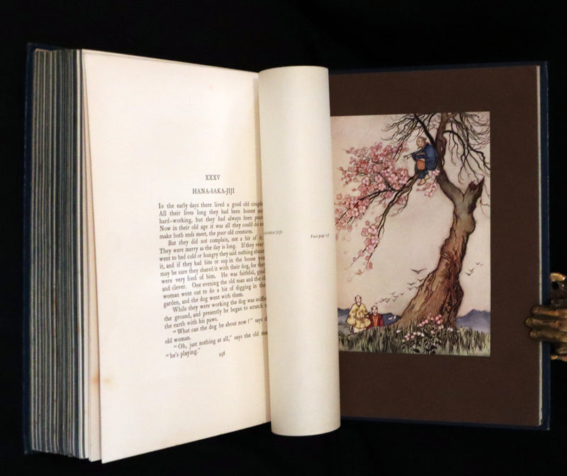 1910 Rare First Edition - Green Willow and Other Japanese Fairy Tales Illustrated by Warwick Goble.