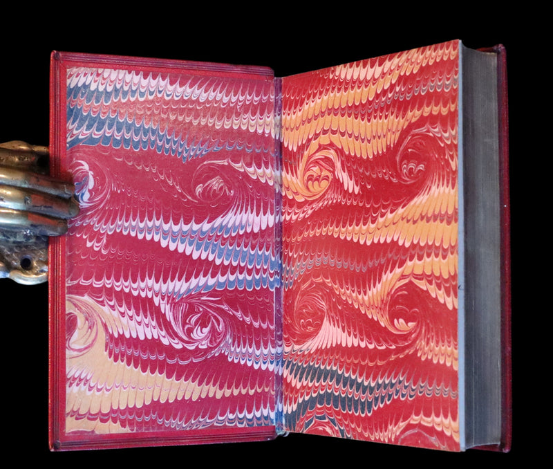 1870 Rare Book on Legend of King Arthur - IDYLLS OF THE KING by Alfred Tennyson.