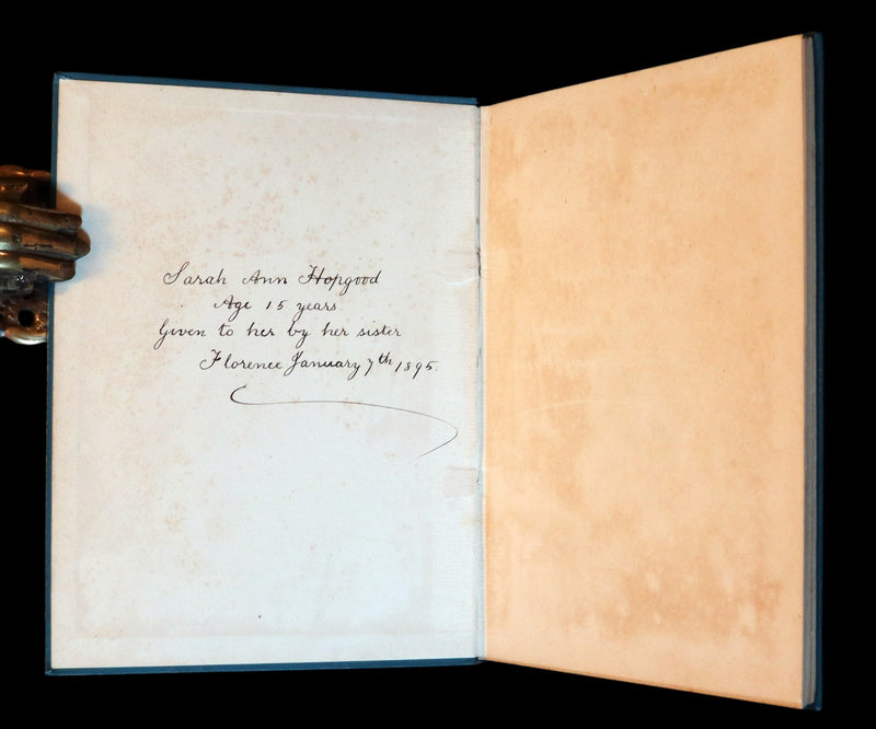 1890 Scarce Floriography Book ~ The Artistic Language of Flowers, Color Illustrated.