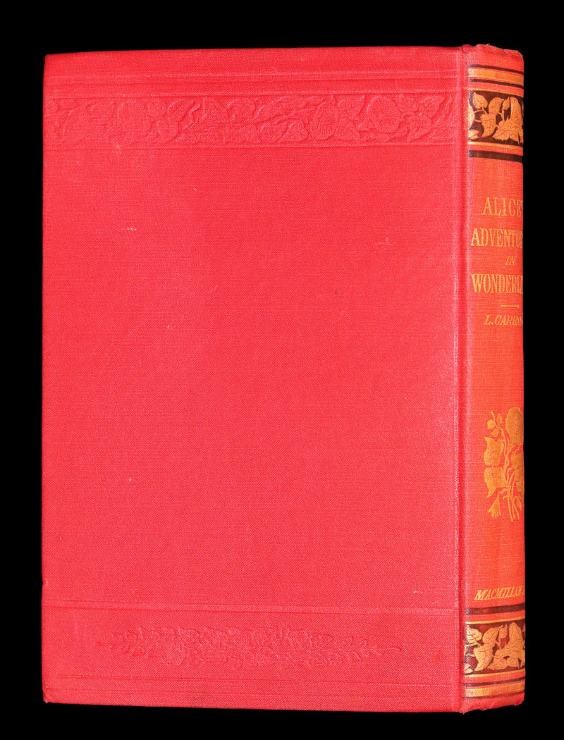 1895 Rare Victorian Book - Alice's Adventures in Wonderland by Lewis Carroll.