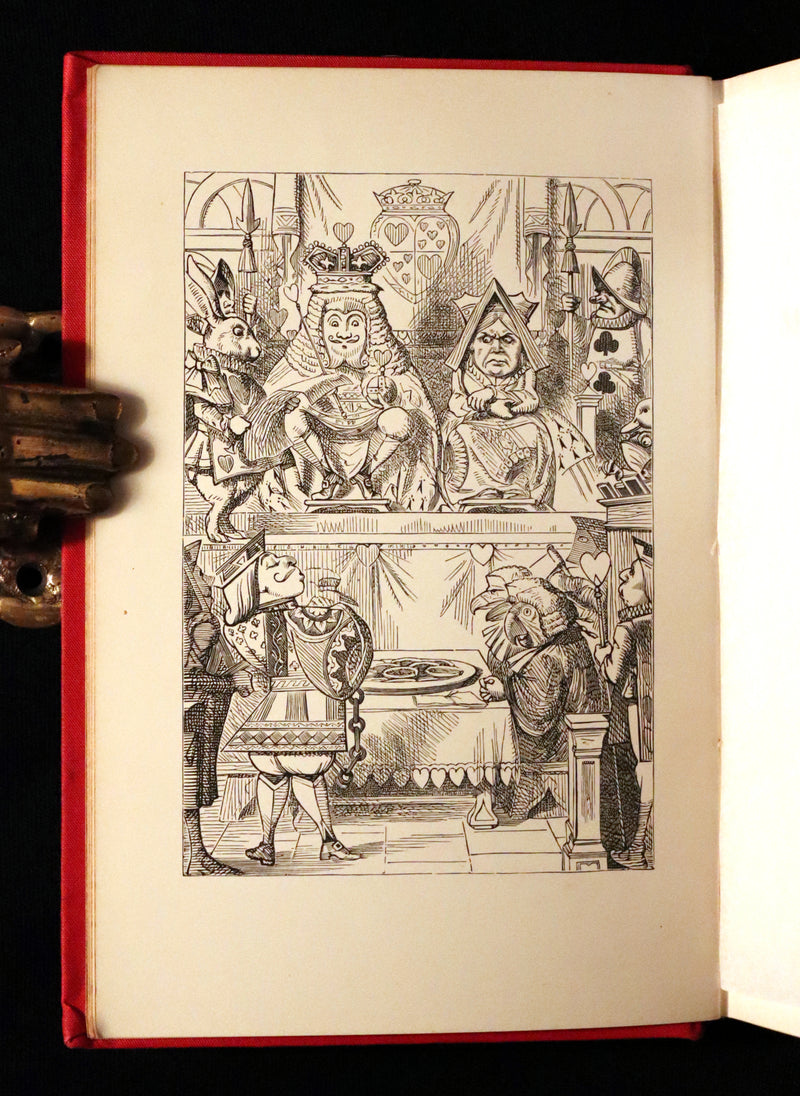 1895 Rare Victorian Book - Alice's Adventures in Wonderland by Lewis Carroll.