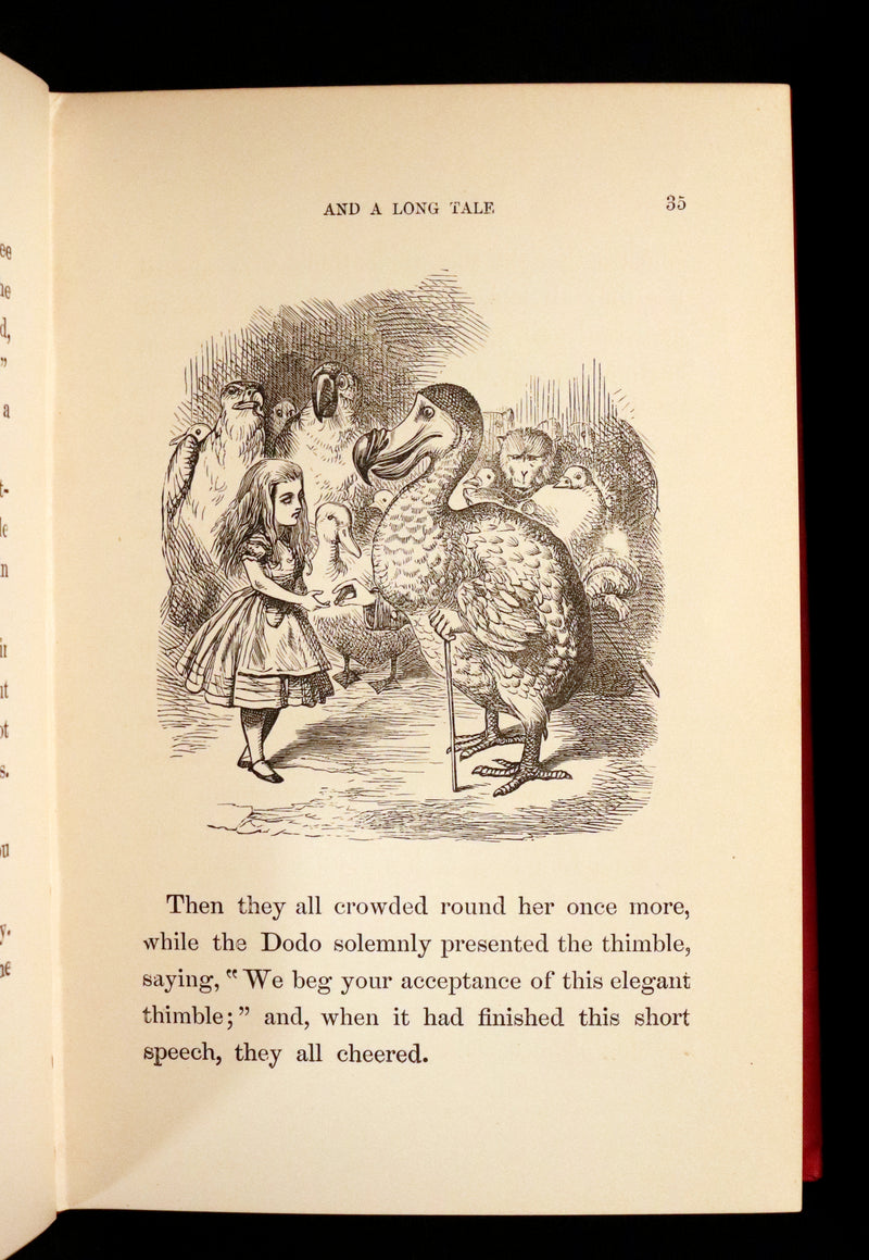 1895 Rare Victorian Book - Alice's Adventures in Wonderland by Lewis Carroll.