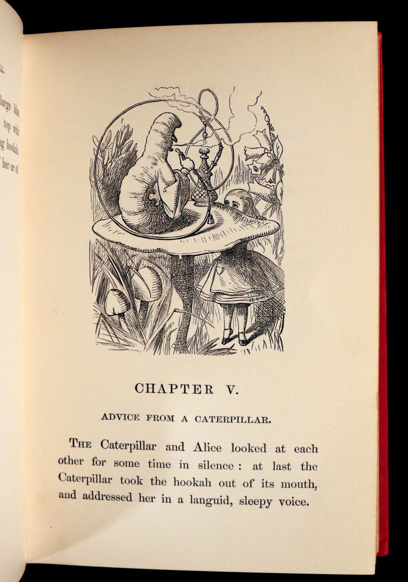 1895 Rare Victorian Book - Alice's Adventures in Wonderland by Lewis Carroll.