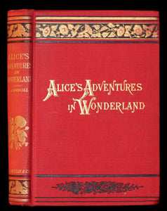 1895 Rare Victorian Book - Alice's Adventures in Wonderland by Lewis Carroll.