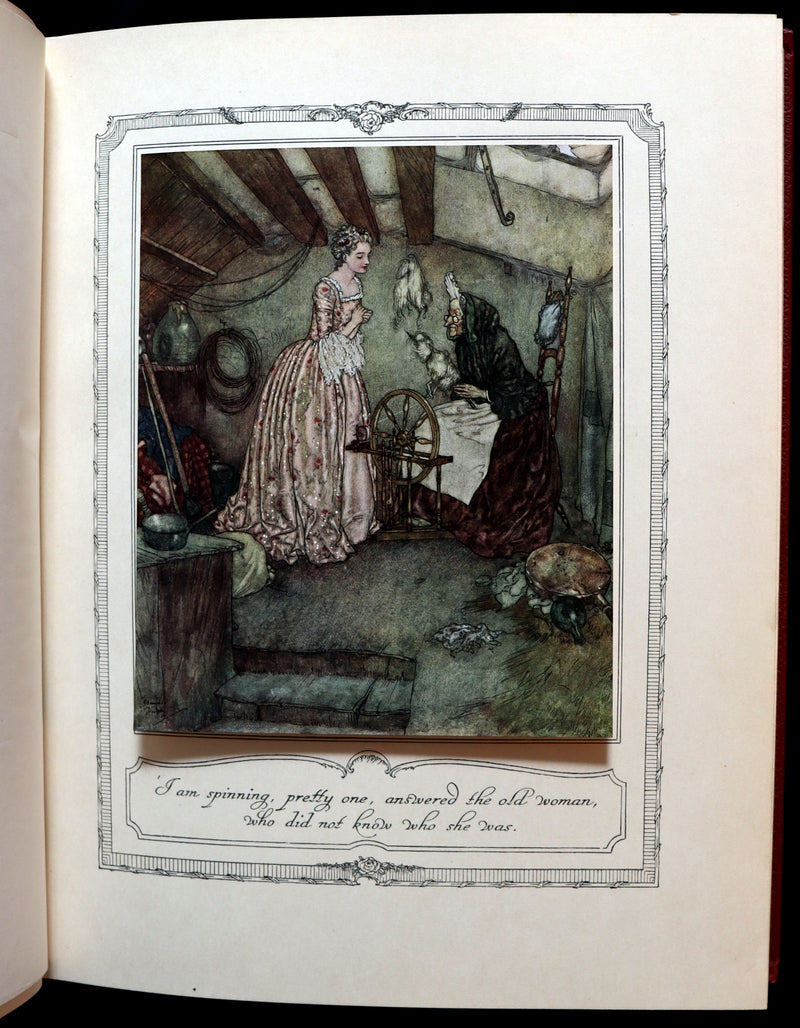 1910 Rare First Edition Book - EDMUND DULAC'S SLEEPING BEAUTY and Other Fairy Tales.