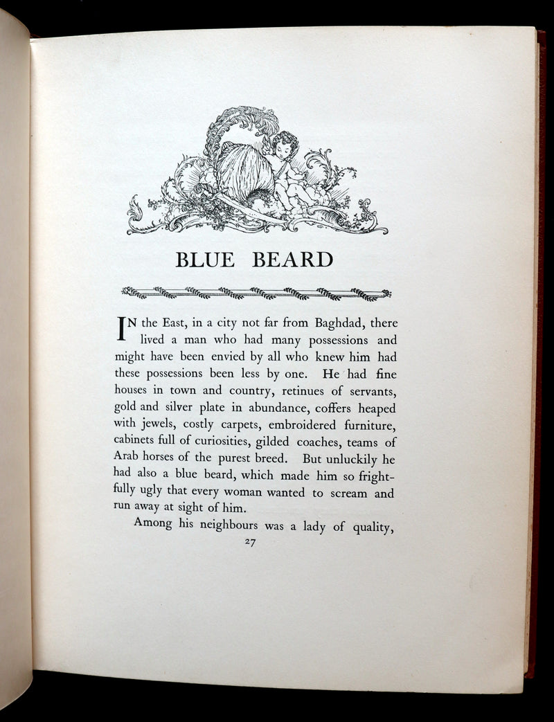 1910 Rare First Edition Book - EDMUND DULAC'S SLEEPING BEAUTY and Other Fairy Tales.