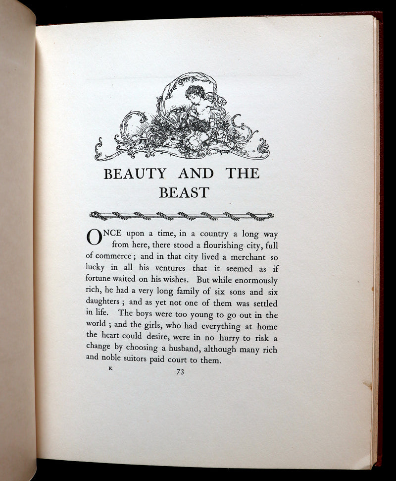 1910 Rare First Edition Book - EDMUND DULAC'S SLEEPING BEAUTY and Other Fairy Tales.