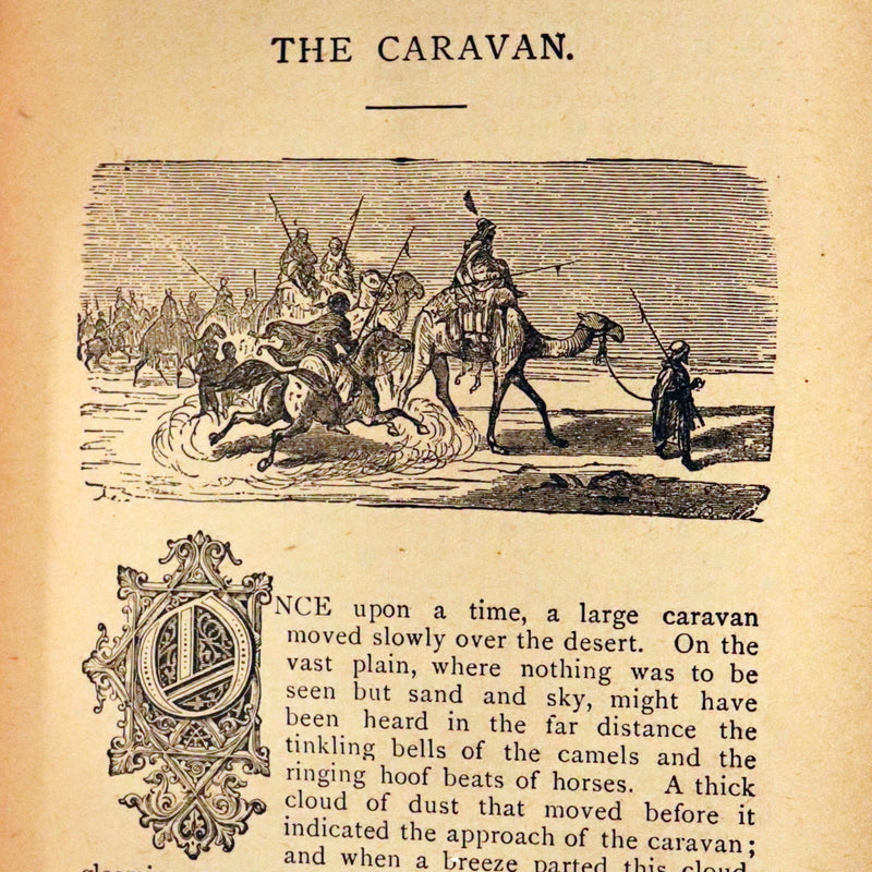 1881 Scarce Victorian Book - HAUFF'S Fairy Tales, Tales of the Caravan, Inn, and Palace. Illustrated.