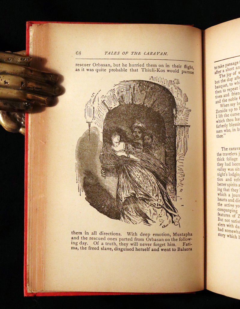 1881 Scarce Victorian Book - HAUFF'S Fairy Tales, Tales of the Caravan, Inn, and Palace. Illustrated.