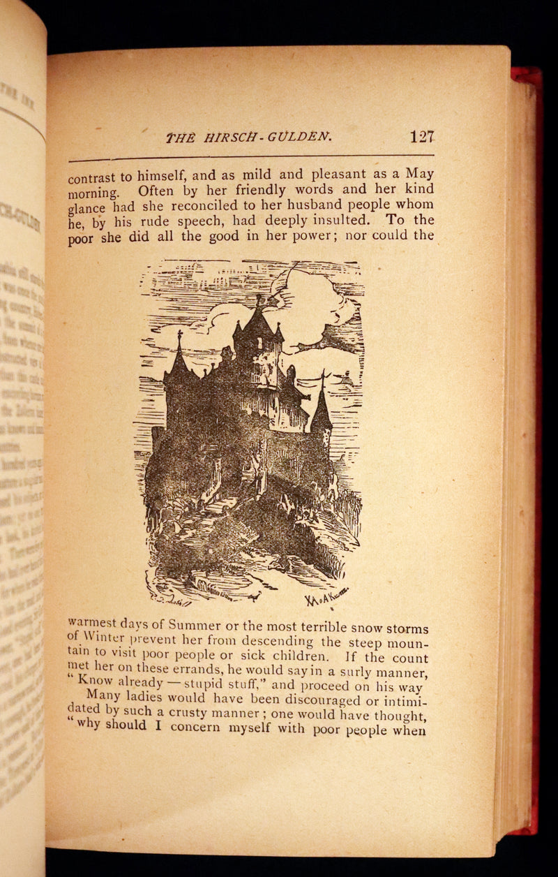1881 Scarce Victorian Book - HAUFF'S Fairy Tales, Tales of the Caravan, Inn, and Palace. Illustrated.
