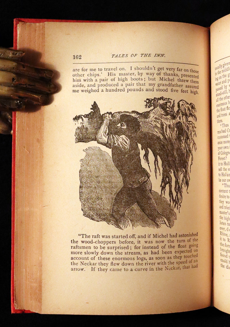 1881 Scarce Victorian Book - HAUFF'S Fairy Tales, Tales of the Caravan, Inn, and Palace. Illustrated.