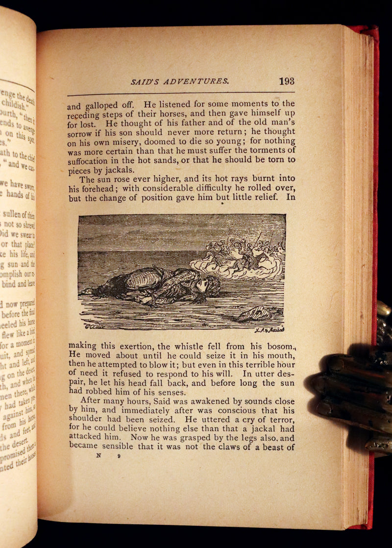 1881 Scarce Victorian Book - HAUFF'S Fairy Tales, Tales of the Caravan, Inn, and Palace. Illustrated.