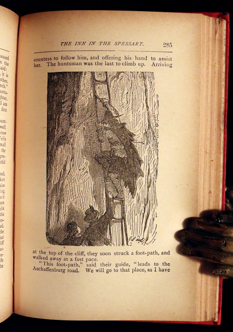 1881 Scarce Victorian Book - HAUFF'S Fairy Tales, Tales of the Caravan, Inn, and Palace. Illustrated.