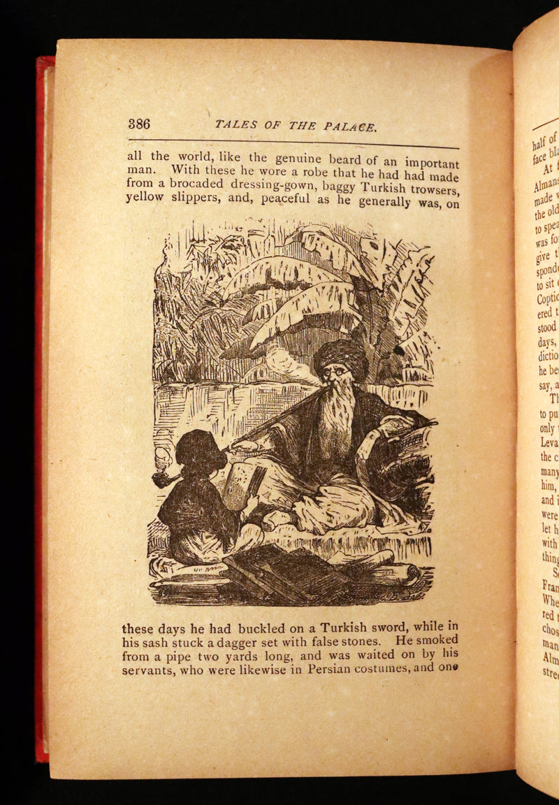 1881 Scarce Victorian Book - HAUFF'S Fairy Tales, Tales of the Caravan, Inn, and Palace. Illustrated.