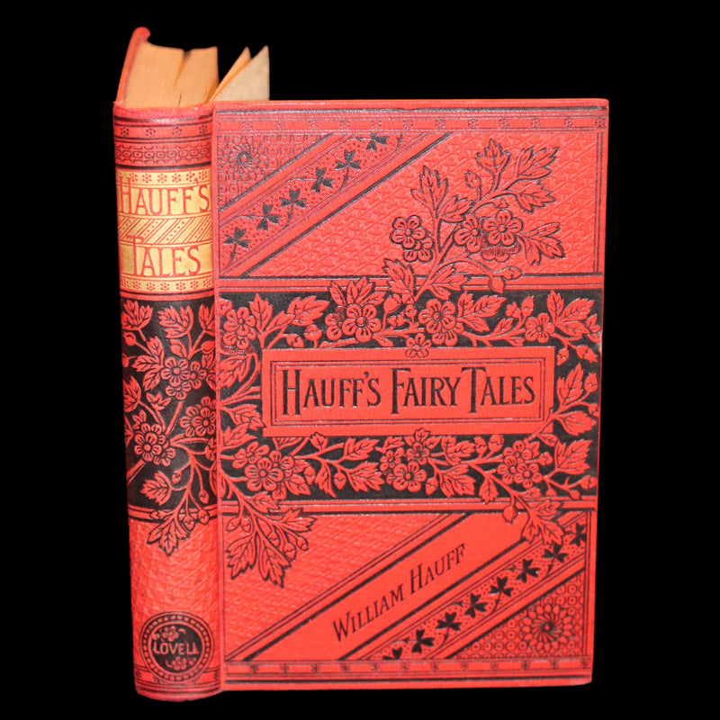 1881 Scarce Victorian Book - HAUFF'S Fairy Tales, Tales of the Caravan, Inn, and Palace. Illustrated.