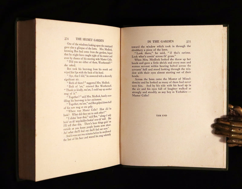 1911 Rare First Edition Book - The SECRET GARDEN by Frances Hodgson Burnett.