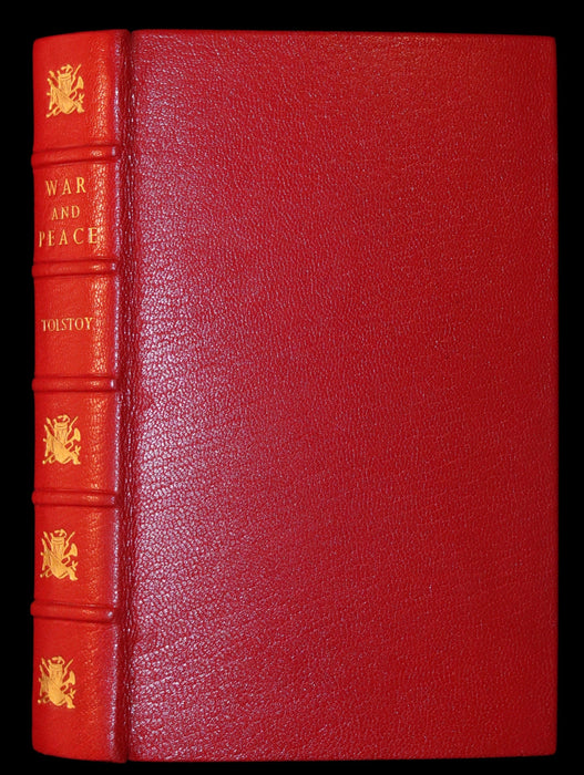 1943 Fine Bayntun-Riviere Binding - WAR AND PEACE by Count Leo Tolstoy.