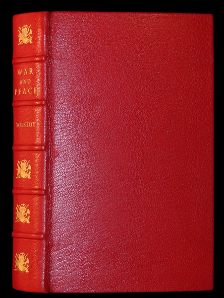 1943 Fine Bayntun-Riviere Binding - WAR AND PEACE by Count Leo Tolstoy.
