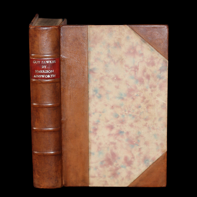 1870 Rare Book - Guy Fawkes, or the Gunpowder Treason illustrated by CRUIKSHANK.