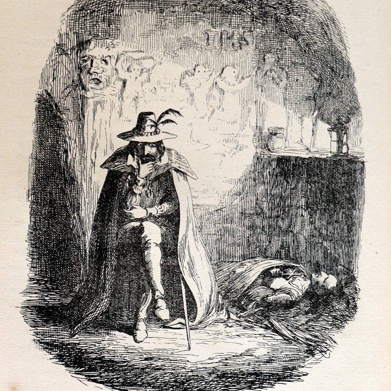 1870 Rare Book - Guy Fawkes, or the Gunpowder Treason illustrated by CRUIKSHANK.