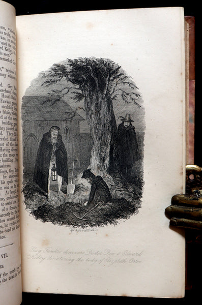 1870 Rare Book - Guy Fawkes, or the Gunpowder Treason illustrated by CRUIKSHANK.
