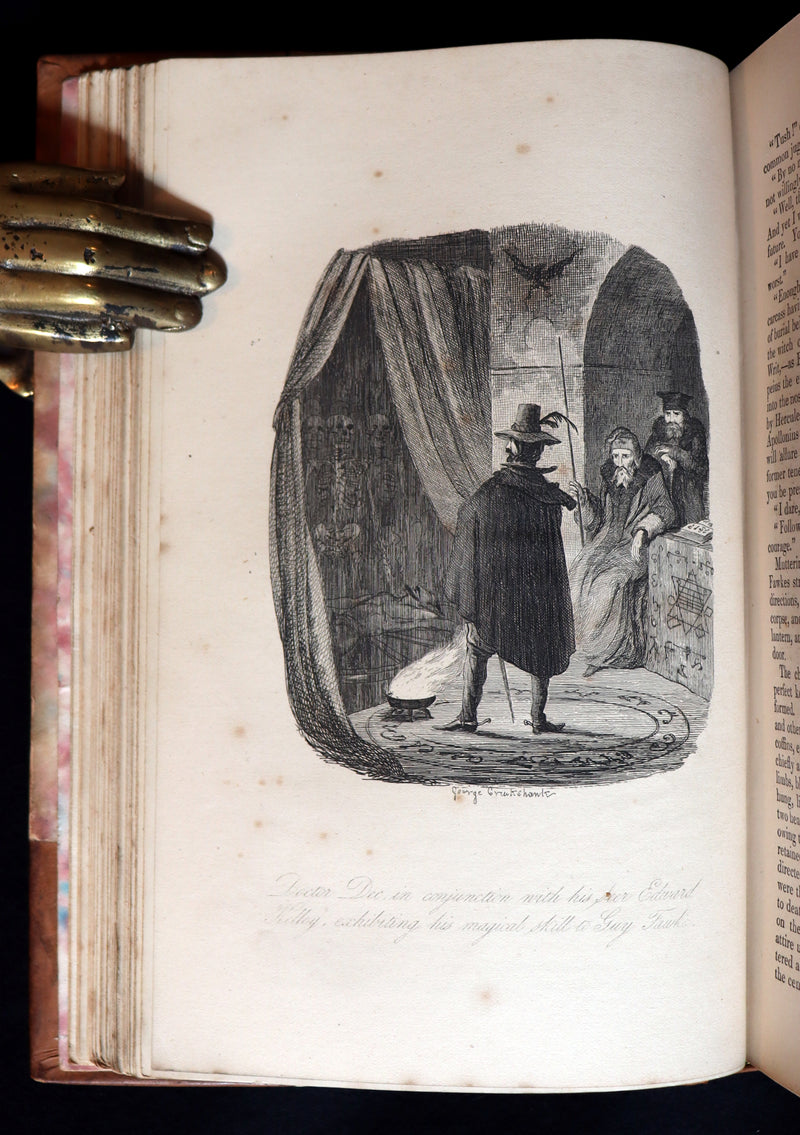 1870 Rare Book - Guy Fawkes, or the Gunpowder Treason illustrated by CRUIKSHANK.