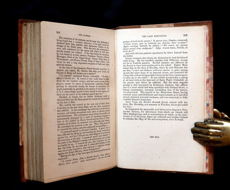 1870 Rare Book - Guy Fawkes, or the Gunpowder Treason illustrated by CRUIKSHANK.