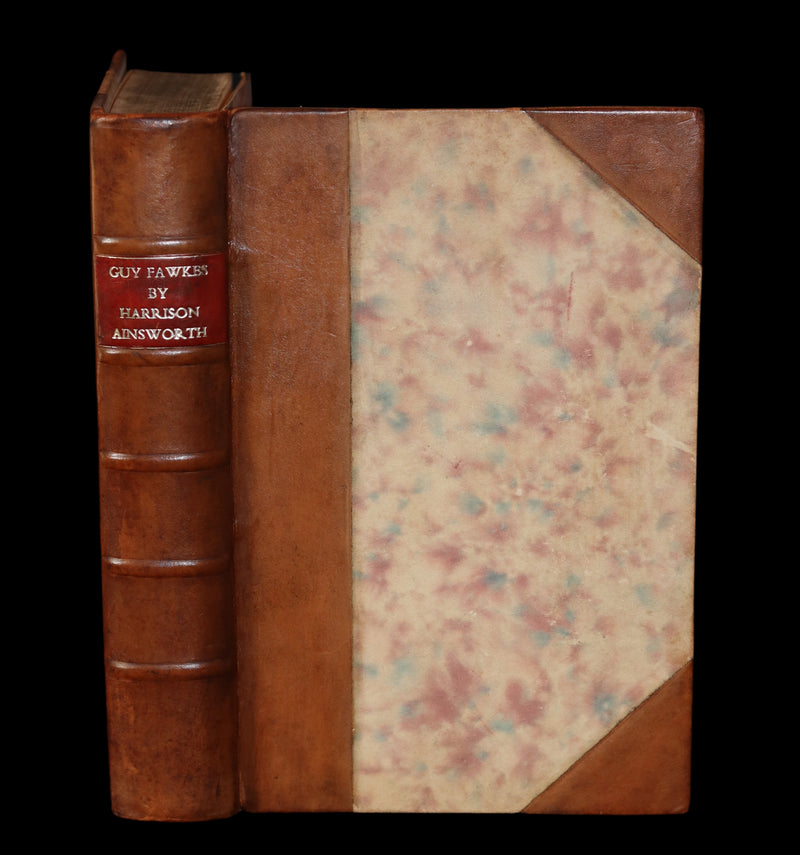 1870 Rare Book - Guy Fawkes, or the Gunpowder Treason illustrated by CRUIKSHANK.