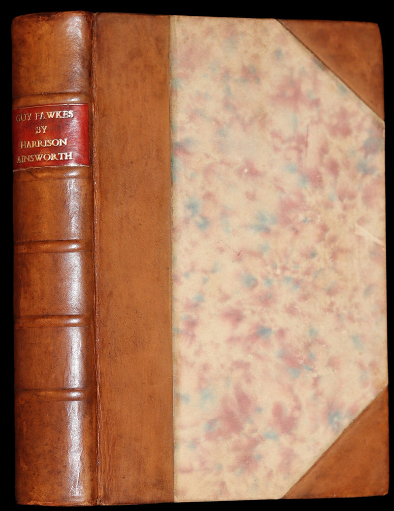 1870 Rare Book - Guy Fawkes, or the Gunpowder Treason illustrated by CRUIKSHANK.