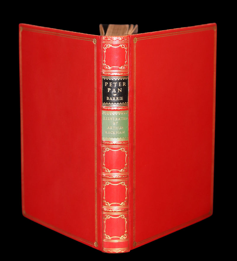 1910 Beautiful BAYNTUN Binding - PETER PAN in Kensington Garden illustrated by Arthur Rackham.