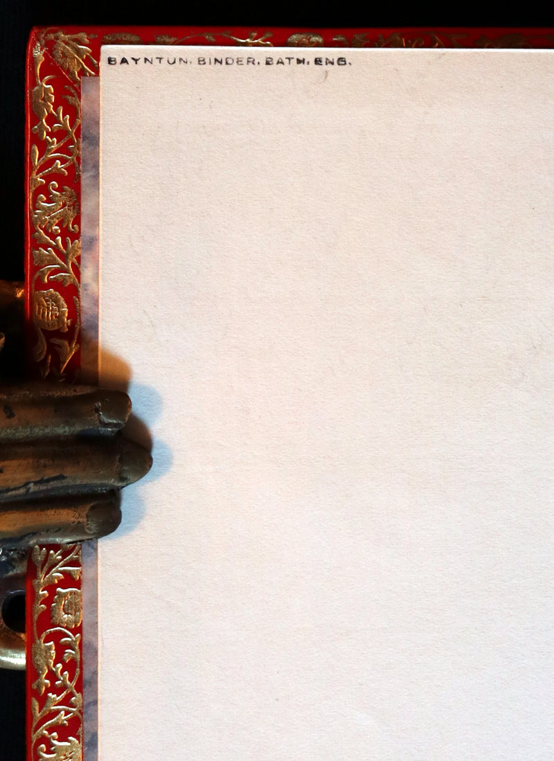 1910 Beautiful BAYNTUN Binding - PETER PAN in Kensington Garden illustrated by Arthur Rackham.