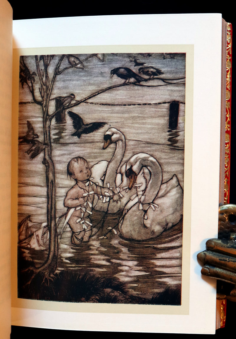 1910 Beautiful BAYNTUN Binding - PETER PAN in Kensington Garden illustrated by Arthur Rackham.