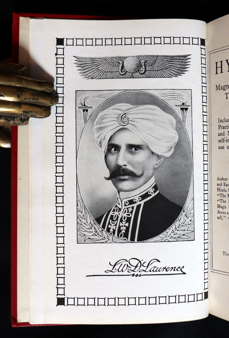 1916 Scarce Book - HYPNOTISM, Magnetism, Mesmerism & Magnetic Healing by L.W. de Laurence.