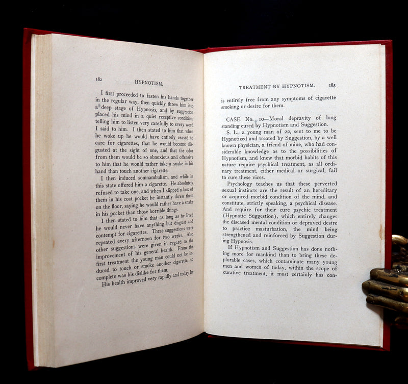 1916 Scarce Book - HYPNOTISM, Magnetism, Mesmerism & Magnetic Healing by L.W. de Laurence.
