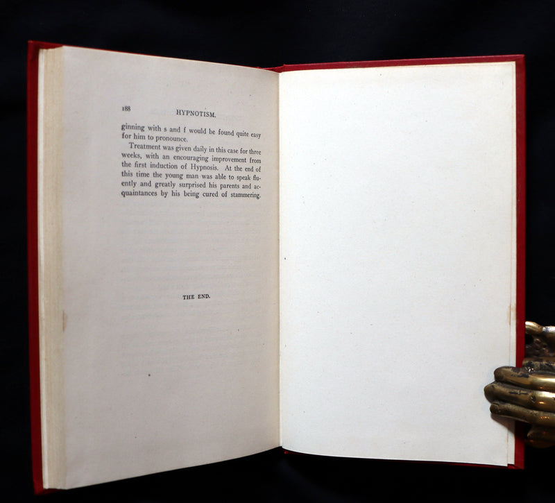 1916 Scarce Book - HYPNOTISM, Magnetism, Mesmerism & Magnetic Healing by L.W. de Laurence.