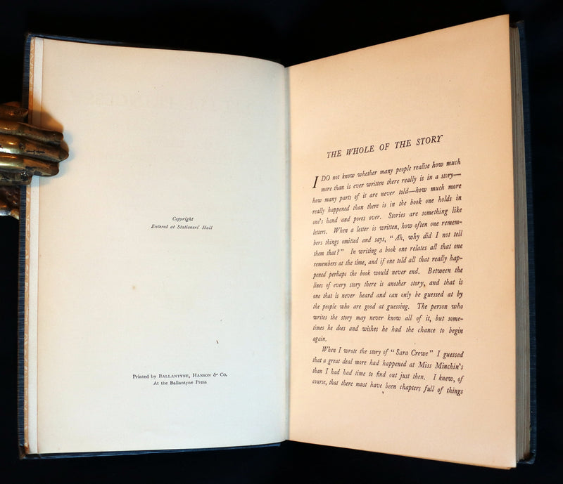 1905 Rare First Edition - A LITTLE PRINCESS by Frances Hodgson Burnett illustrated by Harold Piffard.